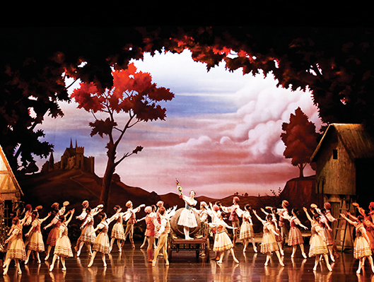 유니버설 발레단 모습입니다.