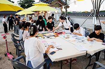 야외 체험 프로그램 사진